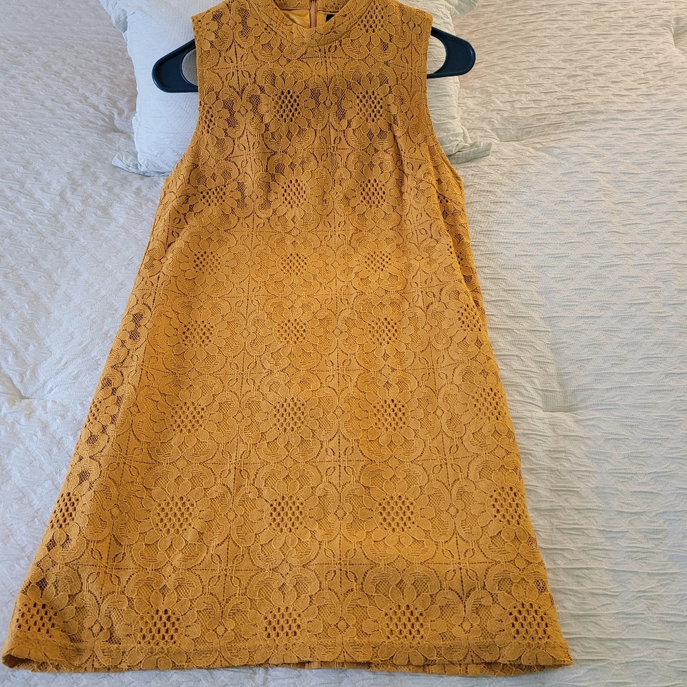 Mustard yellow dress